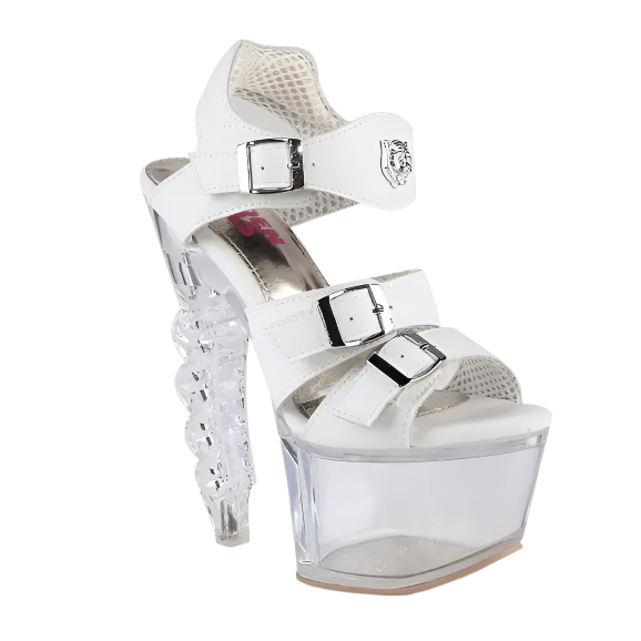 Gb Jujubi 01- Clear Heel Platform Sandals